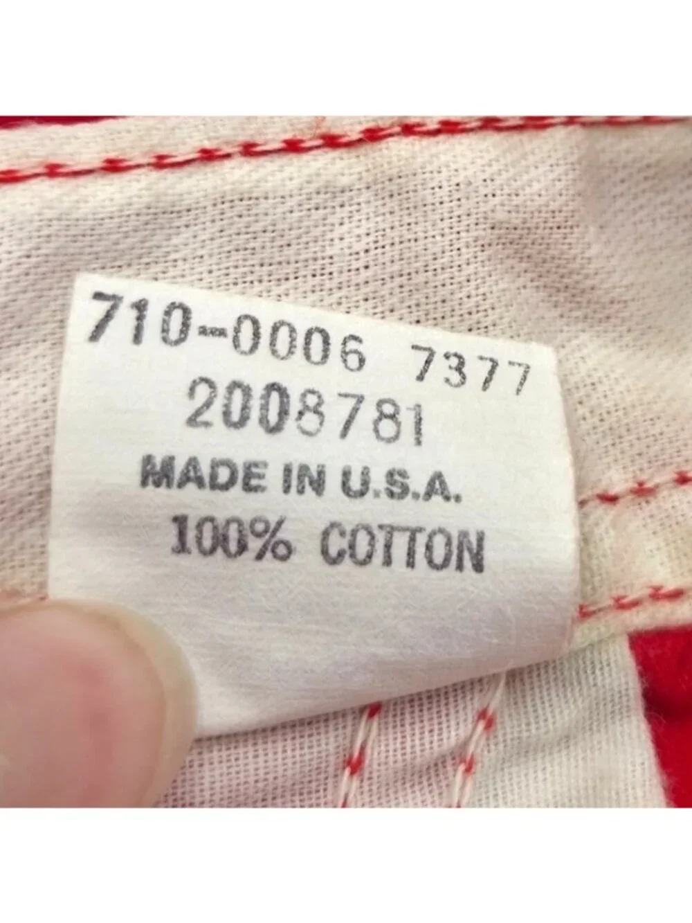 Vintage 1970s OshKosh B'gosh Red Vestbak Short Overalls 18M USA Paper Tag